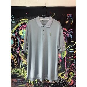 Adidas Climacool 2XL Masters Golf Polo Shirt Grey Weave Pattern